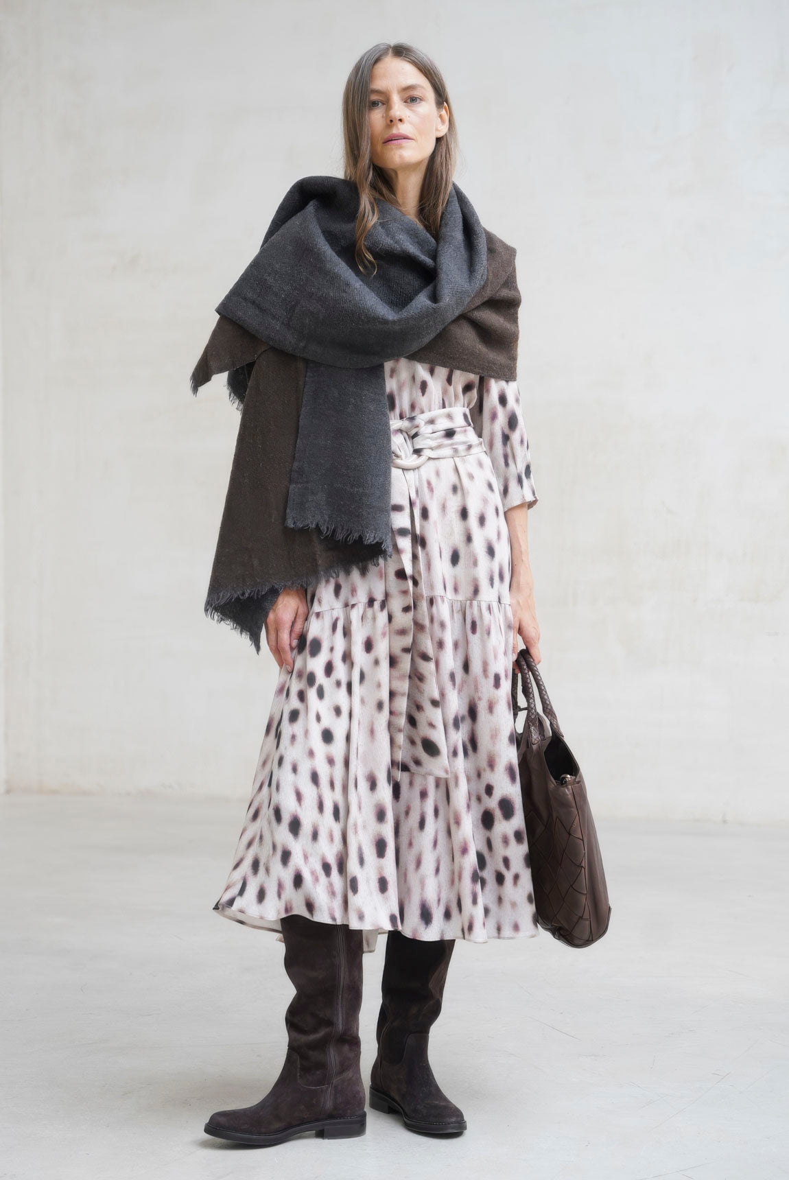 VESTIDO MIDI ESTAMPADO