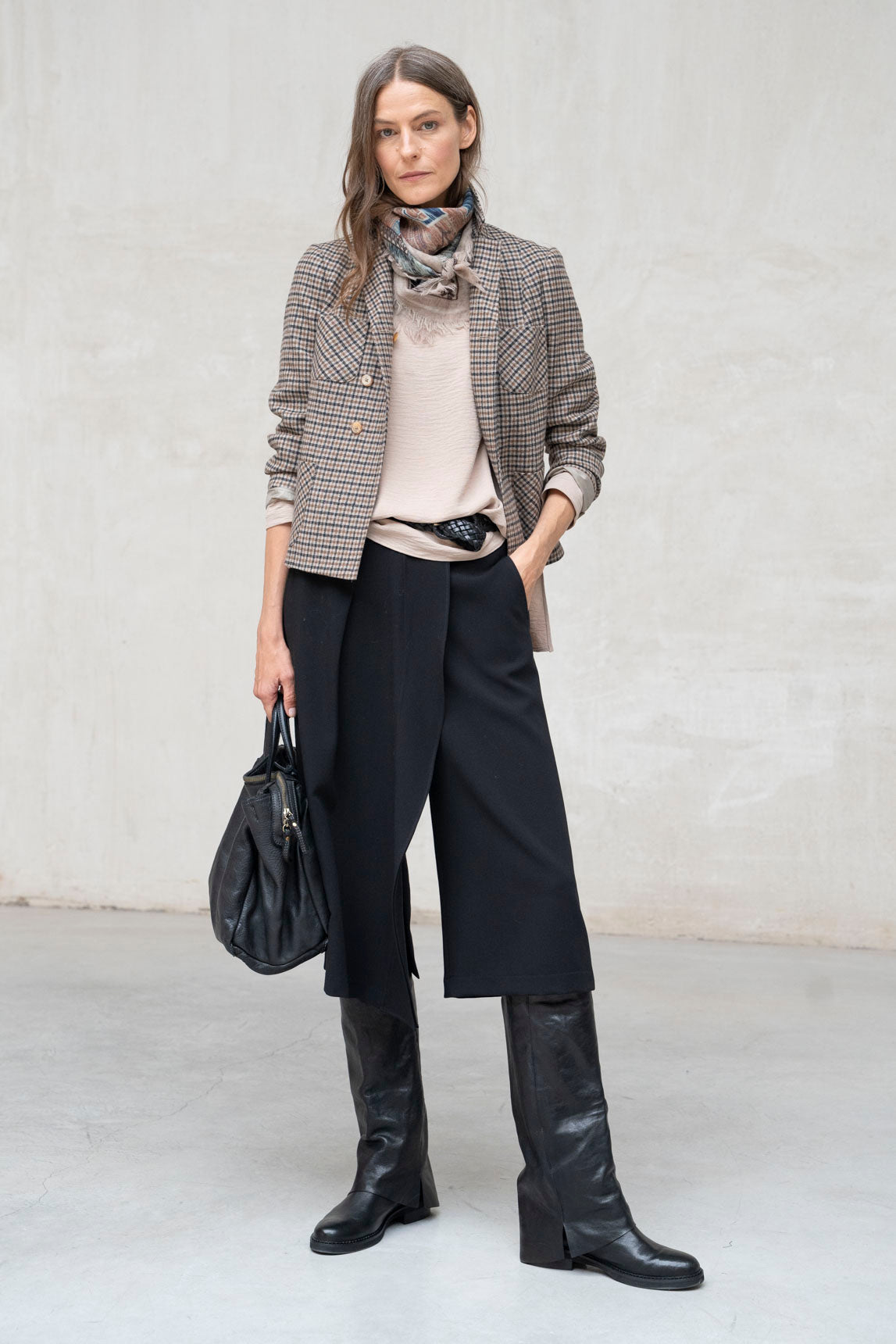 Falda- pantalón Bandi negro