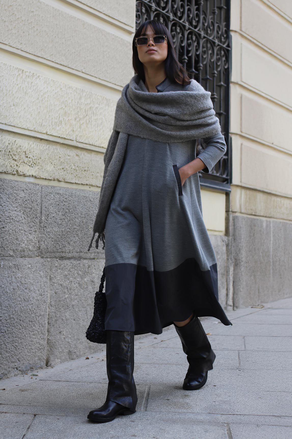 Vestido Marsella gris