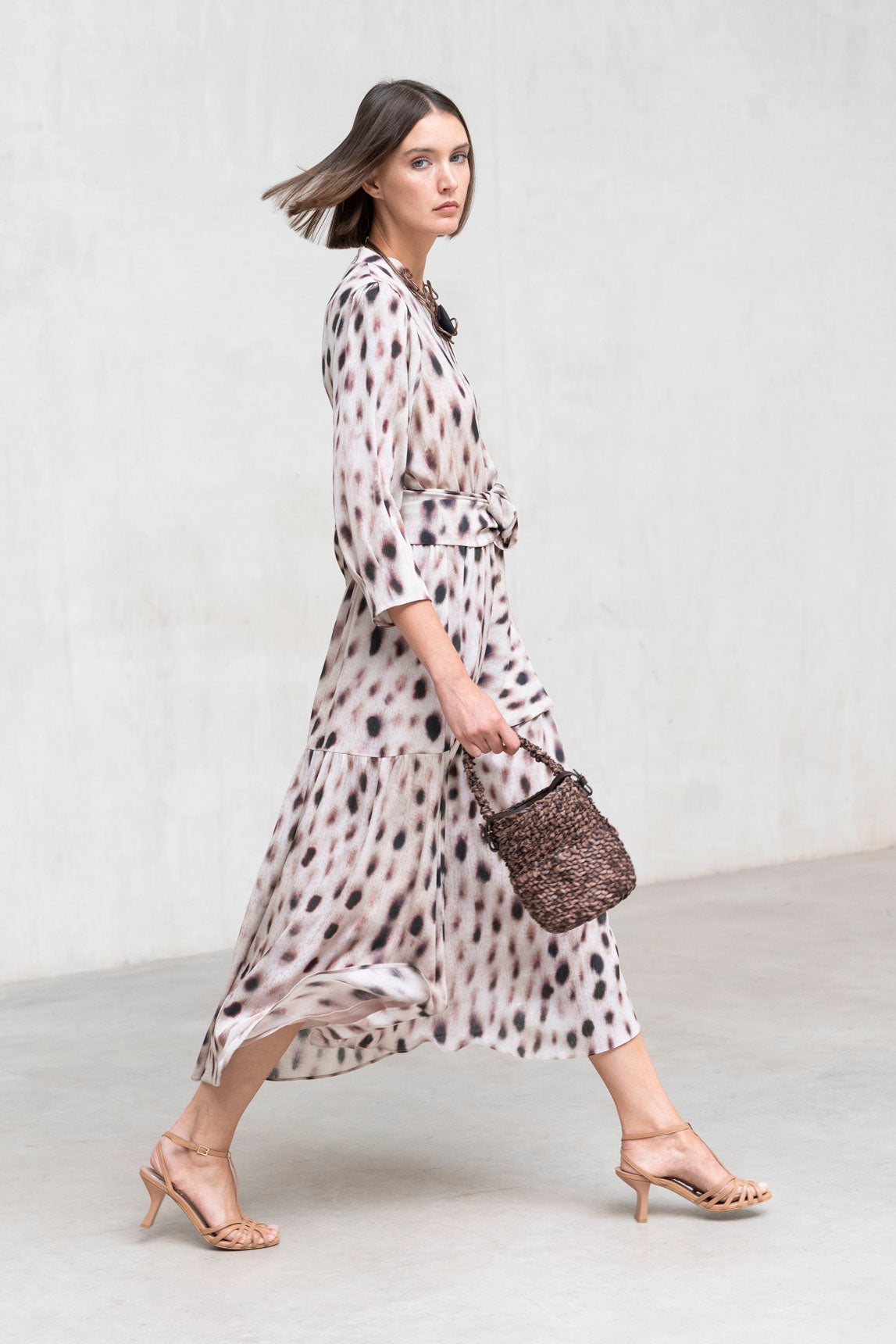 VESTIDO MIDI ESTAMPADO