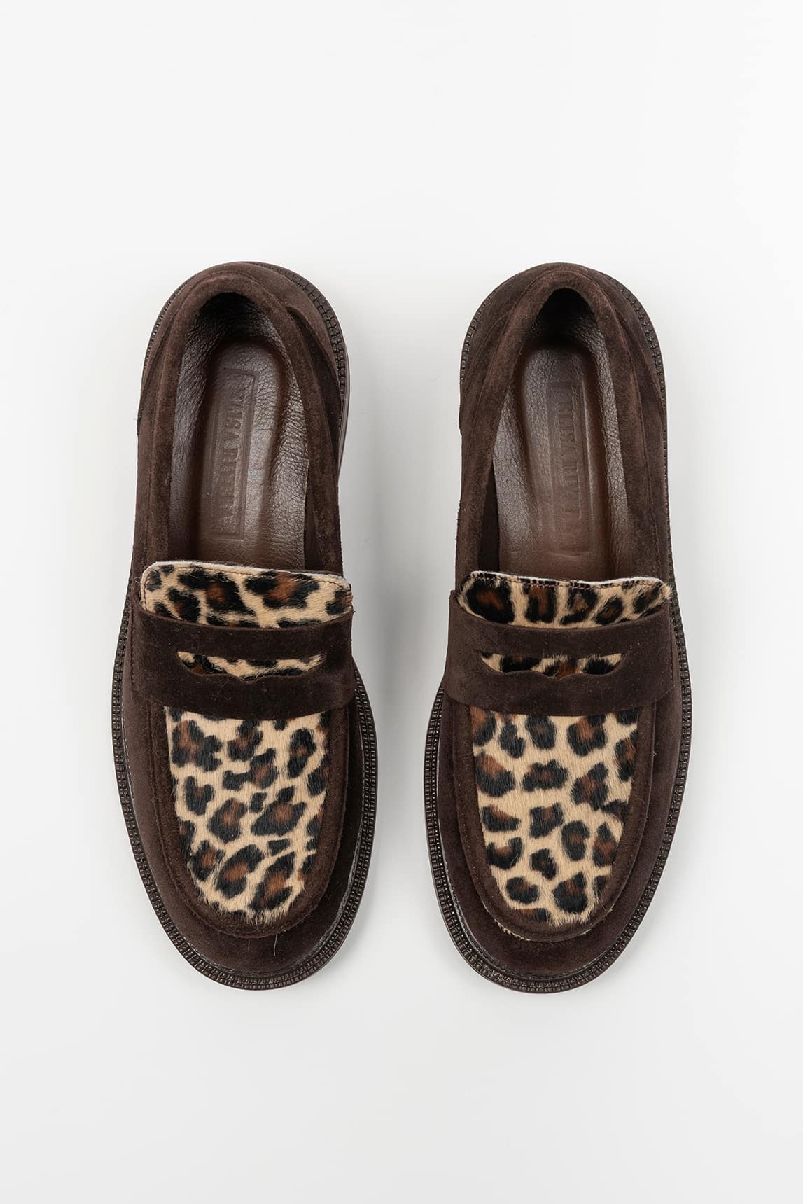 ZAPATO MARRON LEOPARDO