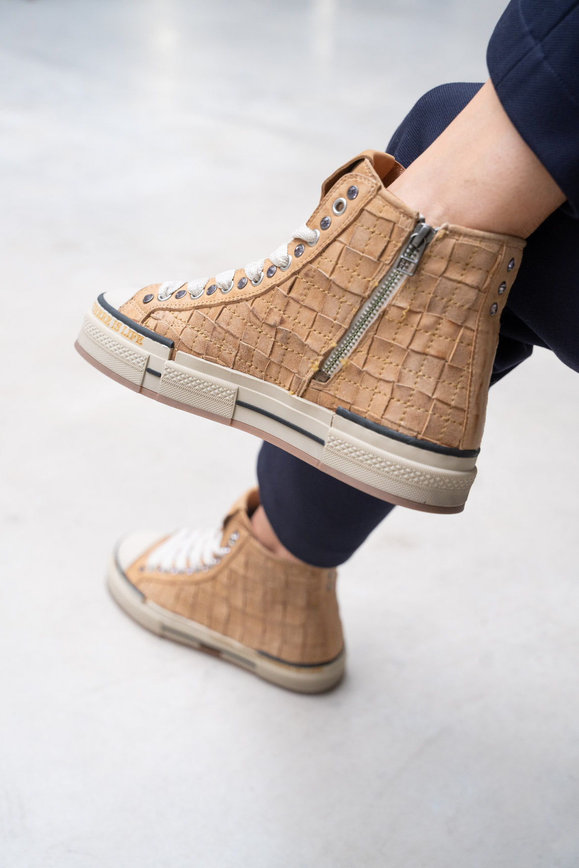 ZAPATILLAS REBECA WHITE CAMEL