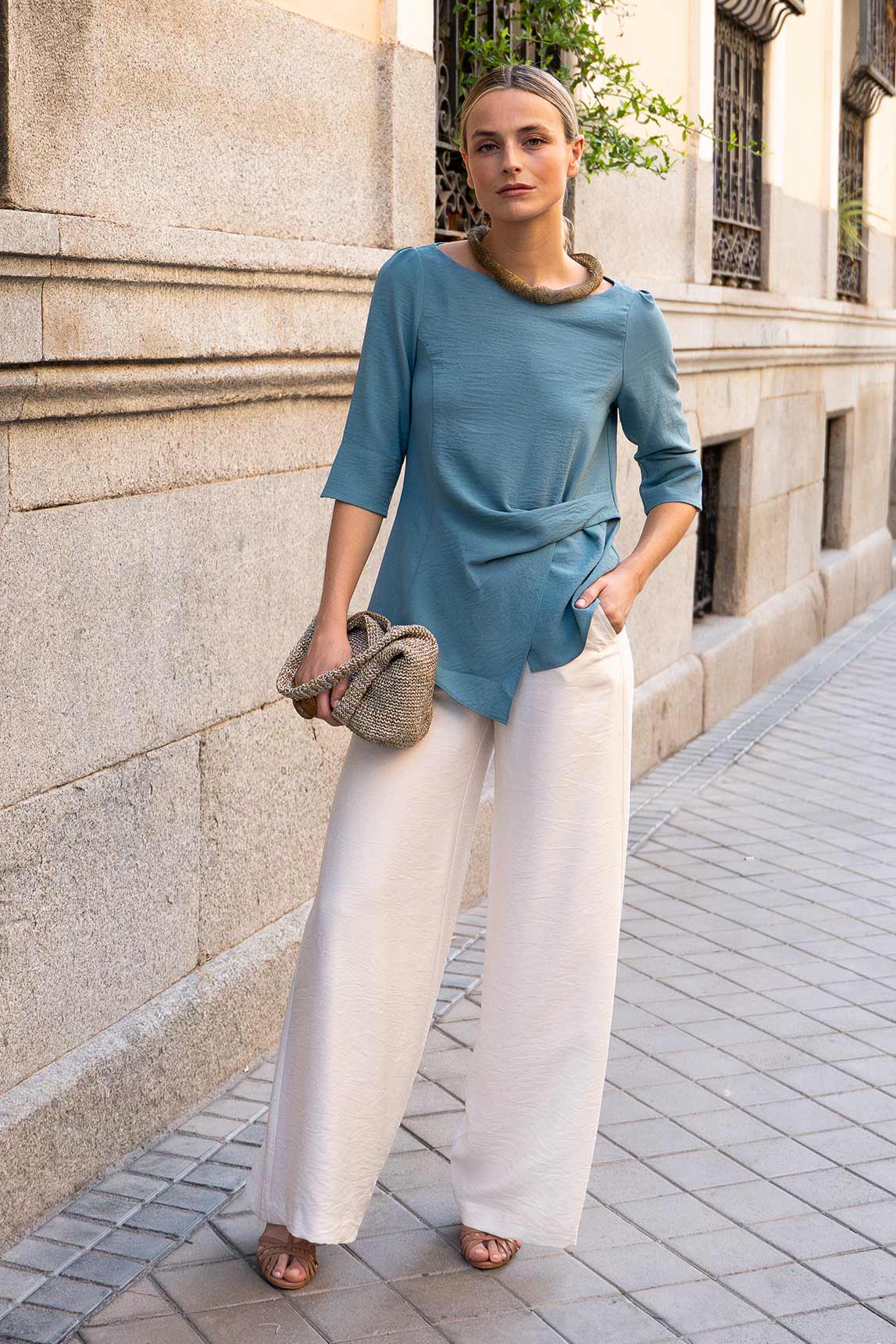 Pantalón Biella Blanco