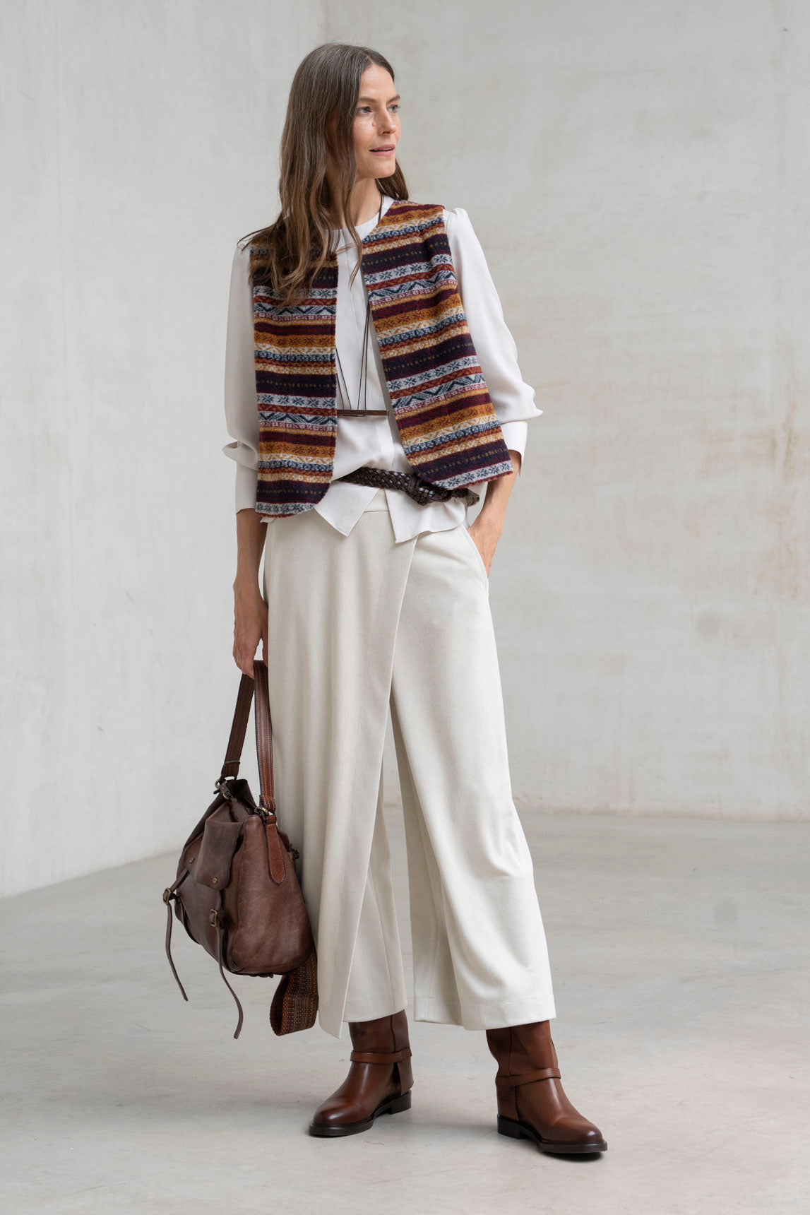 Falda- pantalón Modica crudo