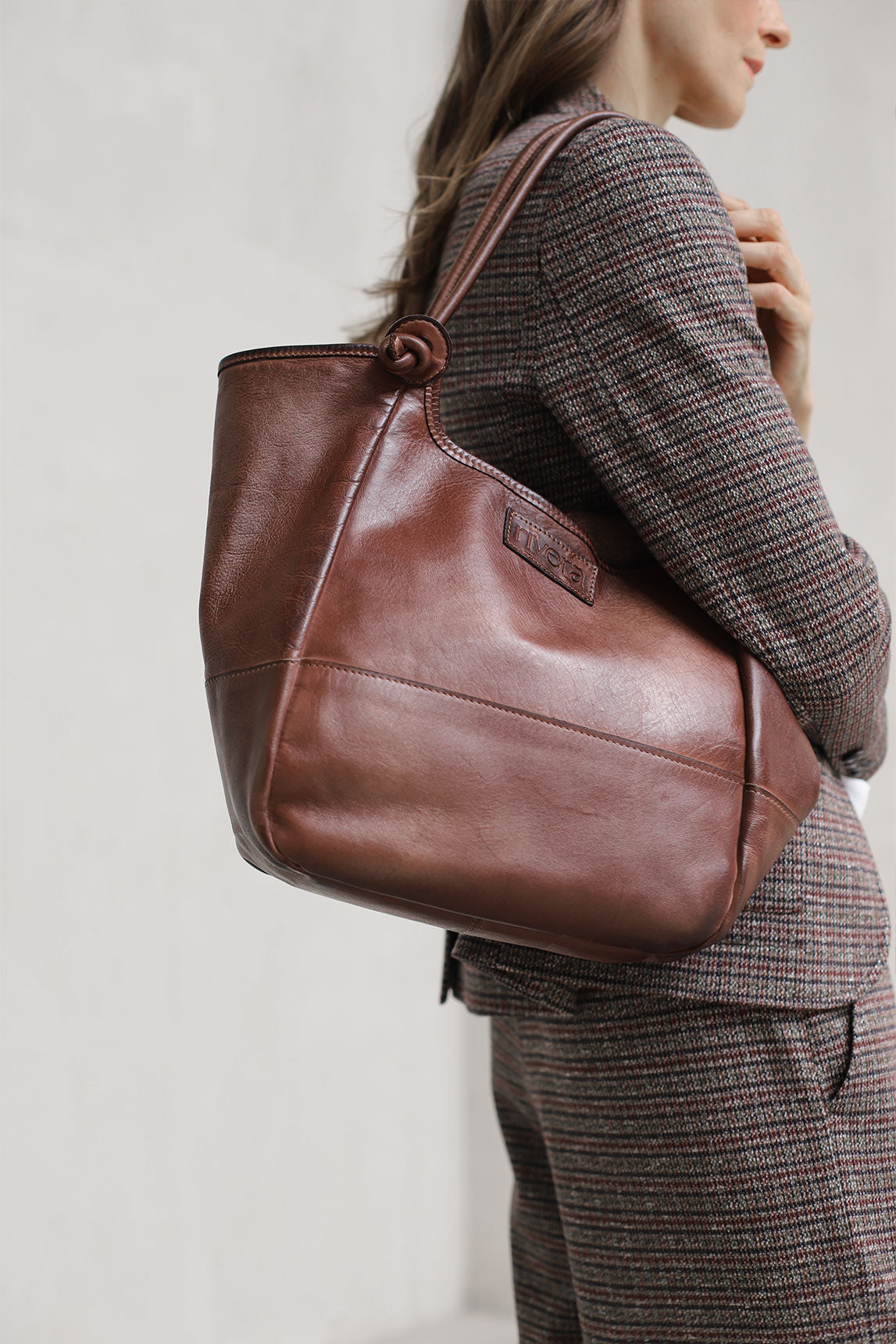 Bolso Alchimia Velluto marrón